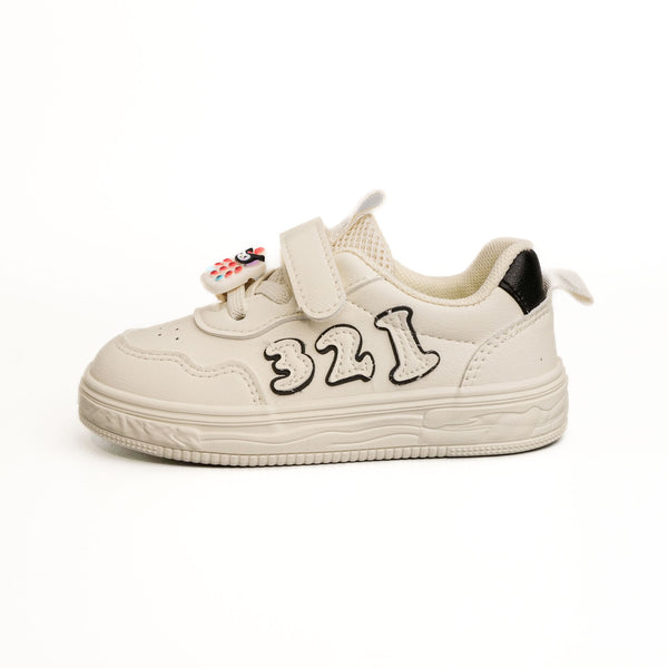 Kids Casual Beige Black