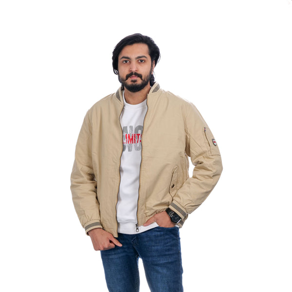 Denim Beige Jacket for Men