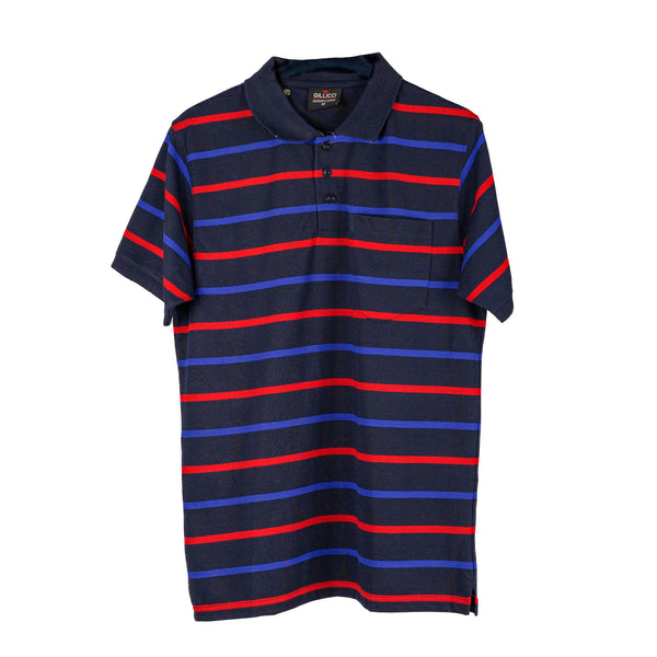 Gillicci Stripe Polo T-Shirt