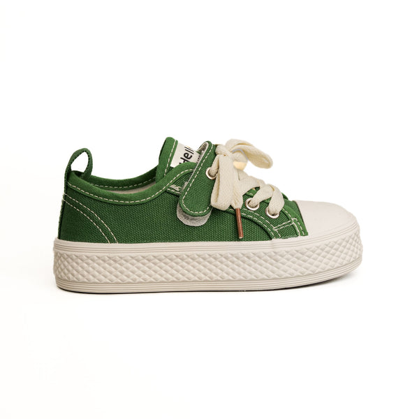 Kids Canvas Shoes Green